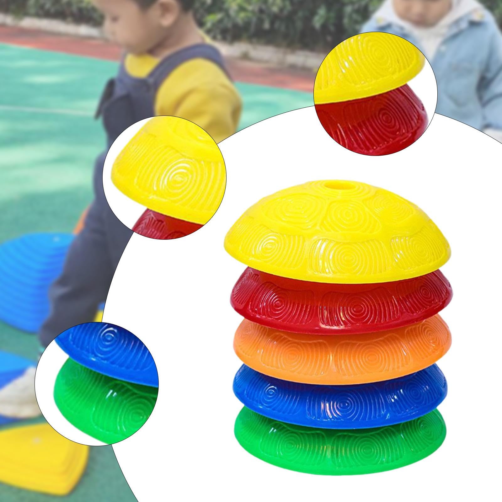 Pierres de Gué pour Enfants, Jouets Sensoriels, Exercices D'équilibre, Pierres D'équilibre Inférieures