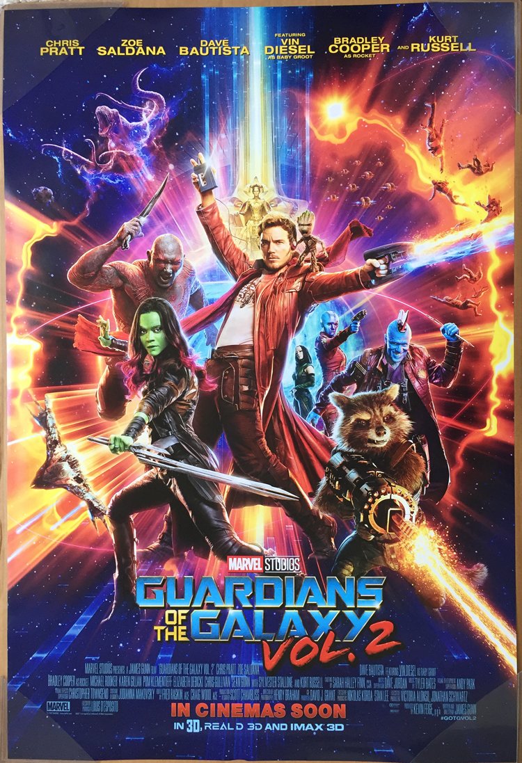 Amazon.com: GUARDIANS OF THE GALAXY Vol. 2 MOVIE POSTER 2 Sided