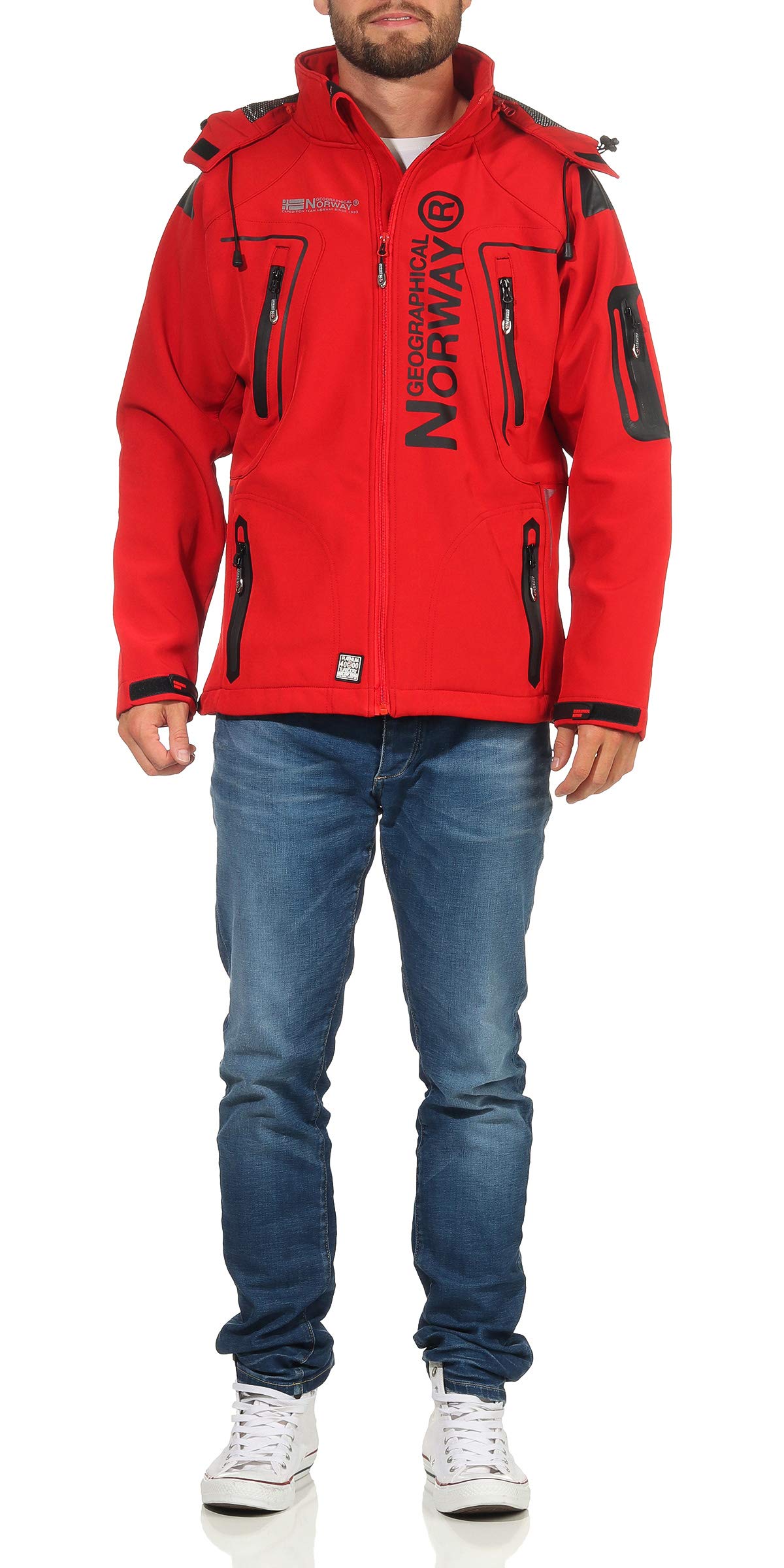 Geographical Norway Męska kurtka softshell leyoley production