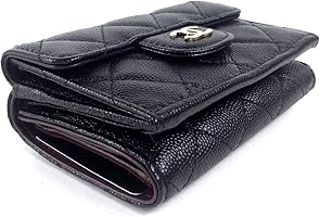 Amazon | [CHANEL] [シャネル] 三つ折り 財布 キャビアスキン