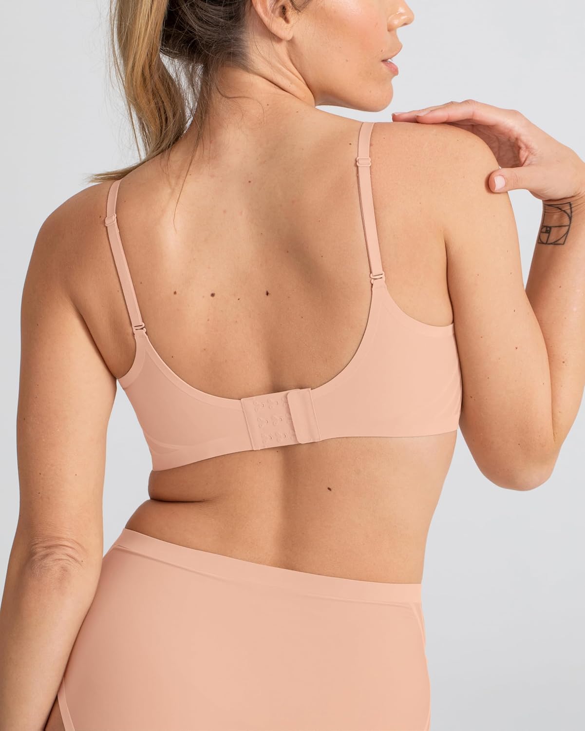 HONEYLOVE Bra for Women - Silhouette Wireless Bra - Comfortable Support with No Underwire - Image 3