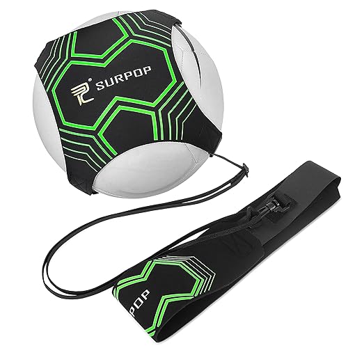 Soccer/Volleyball/Rugby Trainer, Football Kick Throw Solo Practice Training Aid Control