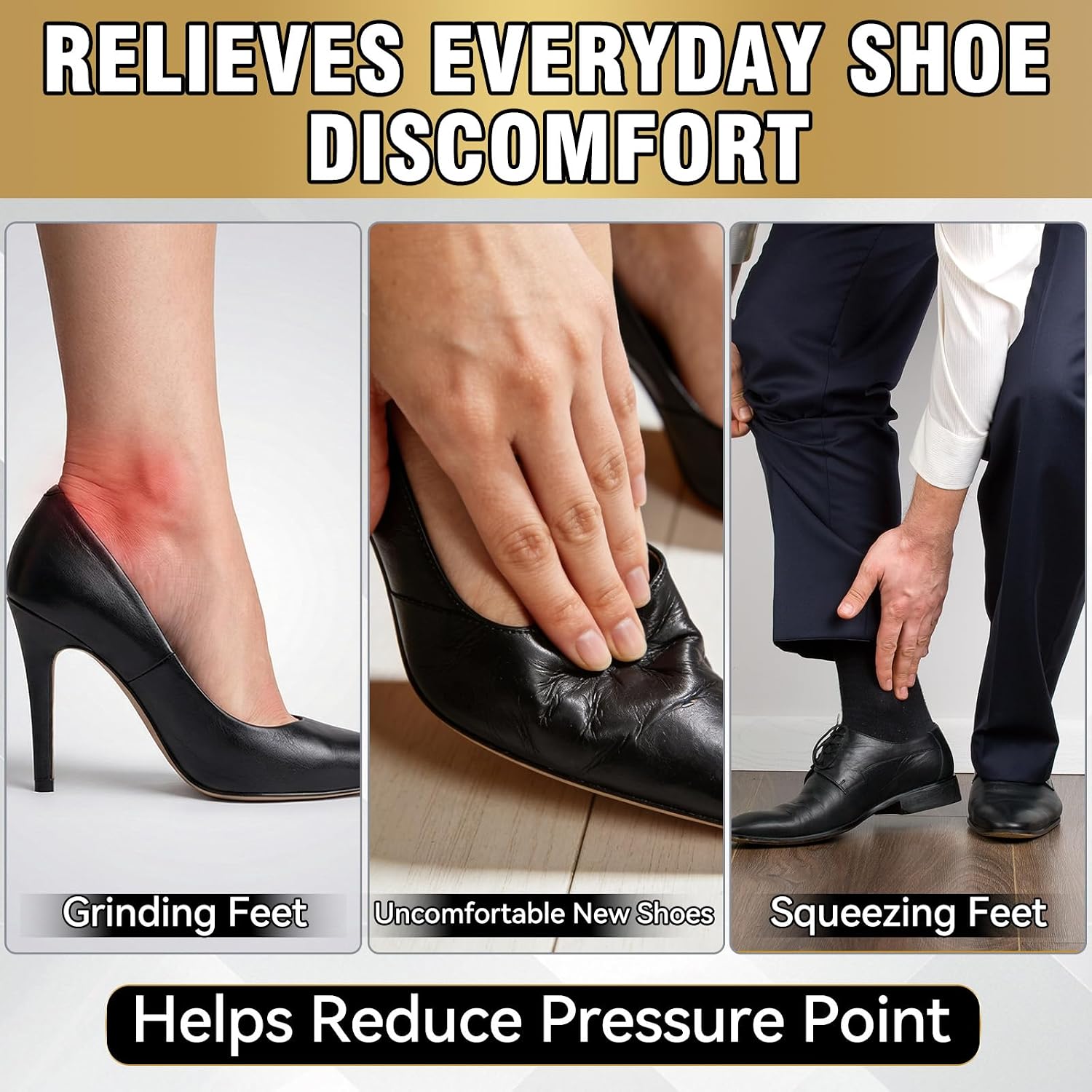 Shoe Stretch Spray, Professional Boot Stretcher Spray to Instantly Relieve Tight Fit, Wide Feet, Suitable for Leather, Suede, Boots, Nubuck, High Heel, Canvas, 150ml