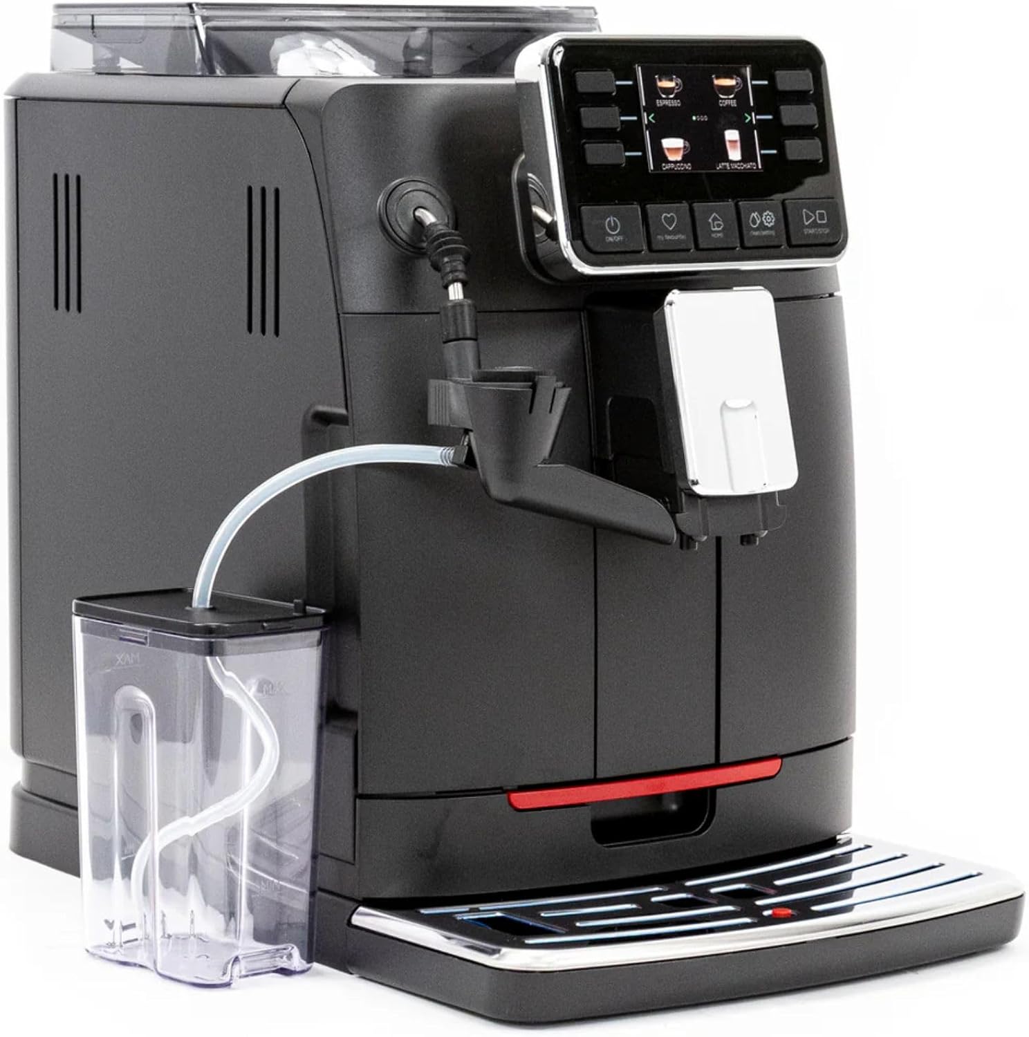 Gaggia Cadorna Milk Super-Automatic Espresso Machine, 60.8 fluid ounces, Black, Medium