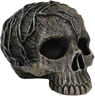 Ebros Gift Dryad Ent Tree Swamp Thing Monster with Creeping Roots Skull Decorative Figurine Greenman Vegetative Deity Graveyard Haunted Halloween Ossuary Ghost Creature of The Woods Skulls