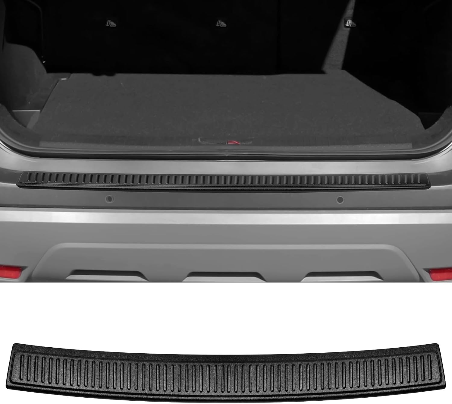 Rear Bumper Protector Compatible with Nissan Rogue 2021-2025 2026 Accessories External Rear Bumper Protector ABS Material Matte Black Trunk Door Entry Guards