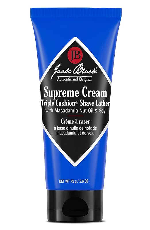 Creme de barbear Jack Black Supreme Cream Triple Cushion, 73 g