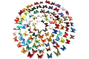 99Pcs 3D Colorful Butterfly Wall Stickers