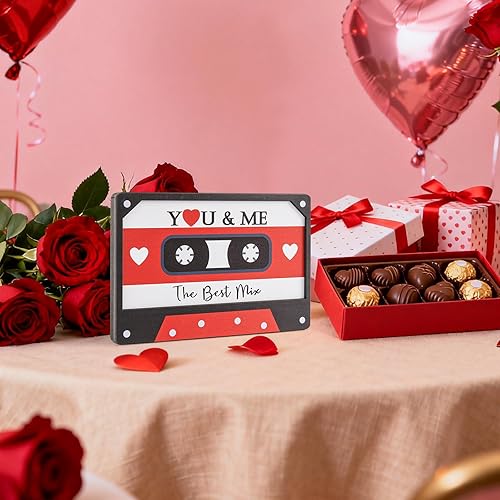 Miniatura 4 de Letrero de madera para el día de San Valentín, bandeja escalonada para el día de San Valentín, decoración de interiores para el hogar, romántica