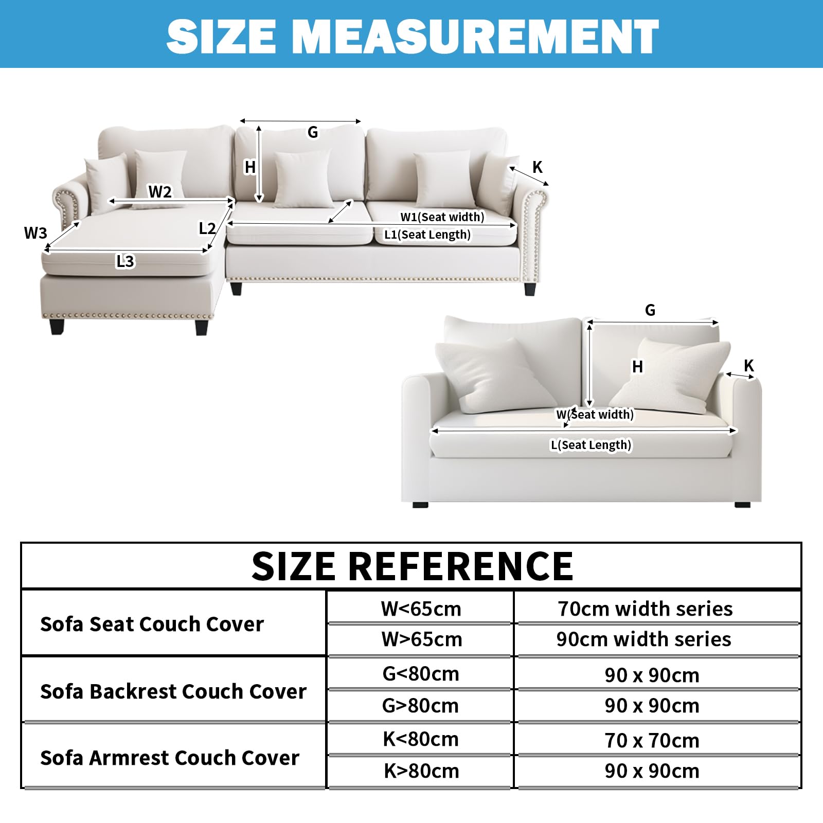 LUSCHEER Thick Rabbit Plush Sofa Covers 1 2 3 Seater - Image 4