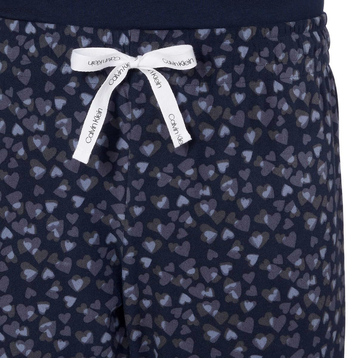 Calvin Klein Camiseta Clásica de Cuello Redondo Juego de Pijama Mujer