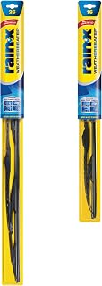 Rain-X WeatherBeater 26" & 16" All-Season Windshield Wiper Blades - Durable Natural Rubber, Rust-Proof Steel, Easy Install OEM Quality Pack of 2