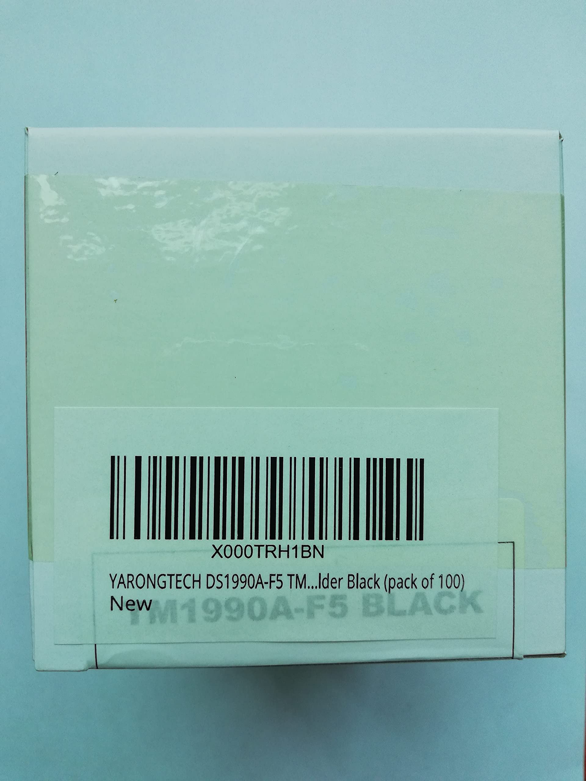 YARONGTECH DS1990A-F5 TM Card iButton Tag con soporte de pared Negro (Paquete de 100)