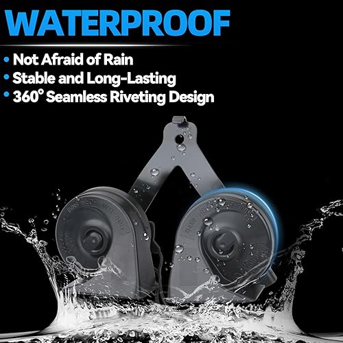 Miniatura 4 de Conjunto de bocina con soporte compatible con F-150 2015-2022 Expedition 2.5L 3.5L 2018-2022 Reemplazar FL3Z13832C FL3Z-13832-A FL3Z13832A