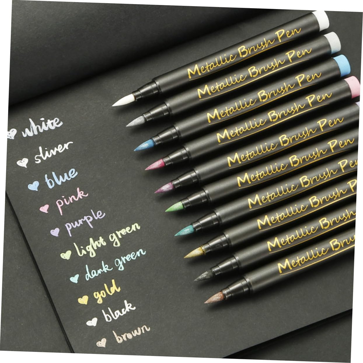 10pezzi Metallici Professionali Per Marcatura Penne Facili Usare Per e Scrapbooking