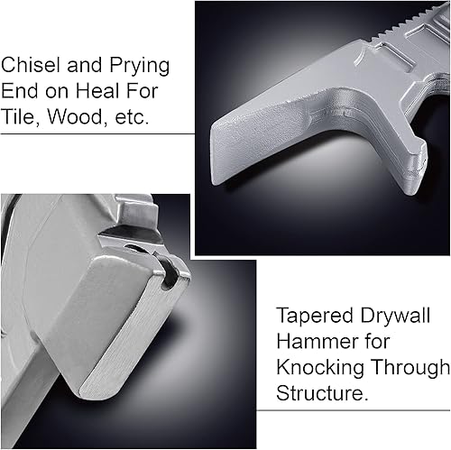 Miniatura 4 de Vaughan Herramienta de demolición multifunción de 15 pulgadas, martillo, extractor de uñas, multiuso, construcción resistente, herramientas manuales