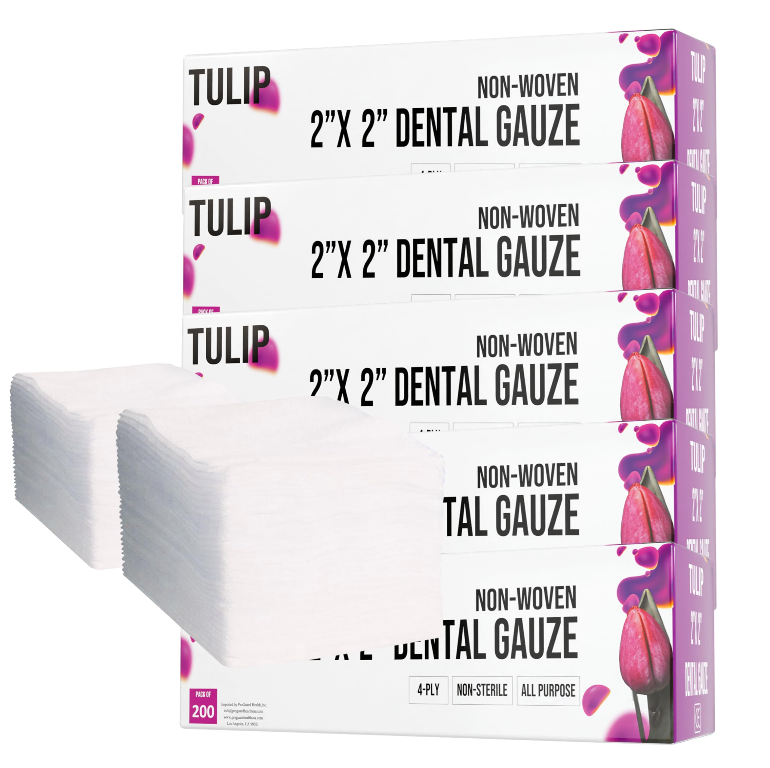 400 Gauze Pads 4x4-4-Ply Non Woven Gauze Sponges (Non Sterile) — Amazon image 8