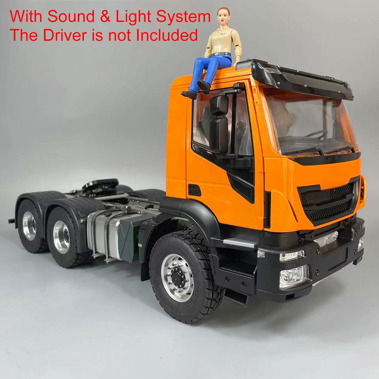 Amewi G836E Trattore Con Pioli Profondi 1:24 RTR Telecomandato RC Bambini 8 Anni Camion Camion Grigio