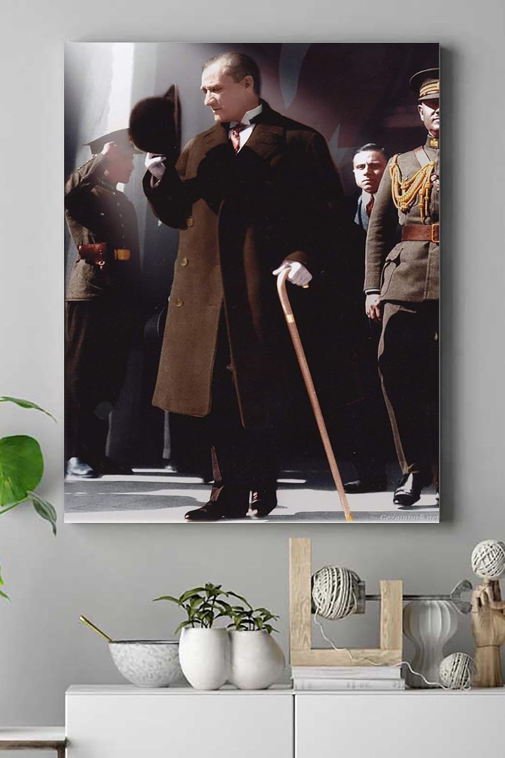Postermanya (pster15042) Mustafa Kemal Atatürk Kanvas Tablo 21 x 30