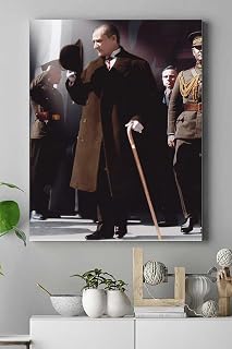 Postermanya (pster15042) Mustafa Kemal Atatürk Kanvas Tablo 21 x 30