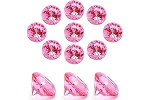 100PCS Acrylic Diamond Gems for Decorations