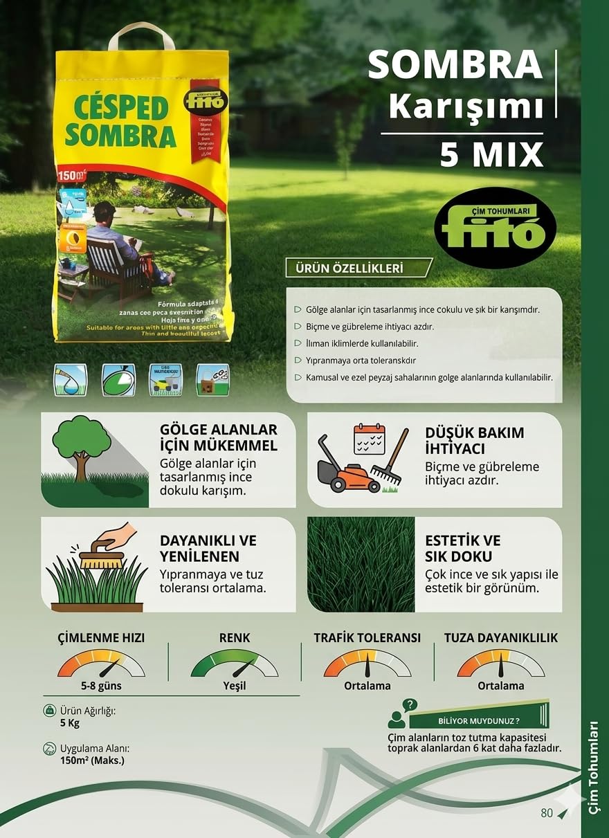 Semilla Césped Sombra - Semillas Fitó