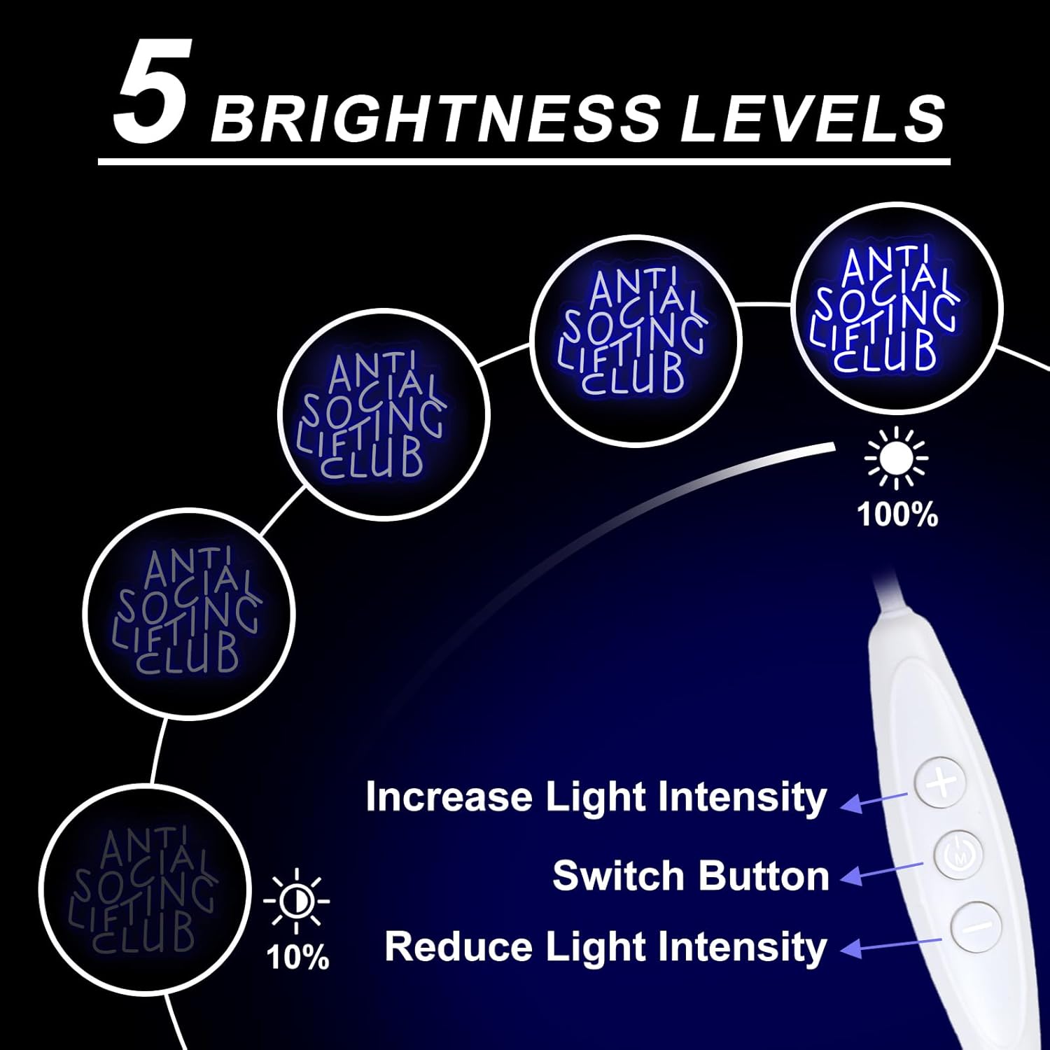 アンチソーシャルリフティングクラブ、ネオンライトサイン、ウェイトリフティングサイン、ワークアウトジムウォールデコール、ホームジムサイ