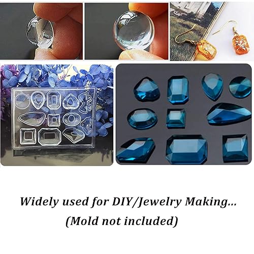 Miniatura 5 de Resina epoxi UV transparente dura, pegamento de resina UV para joyería, luz solar, resina de curado ultravioleta, líquido de cristal para