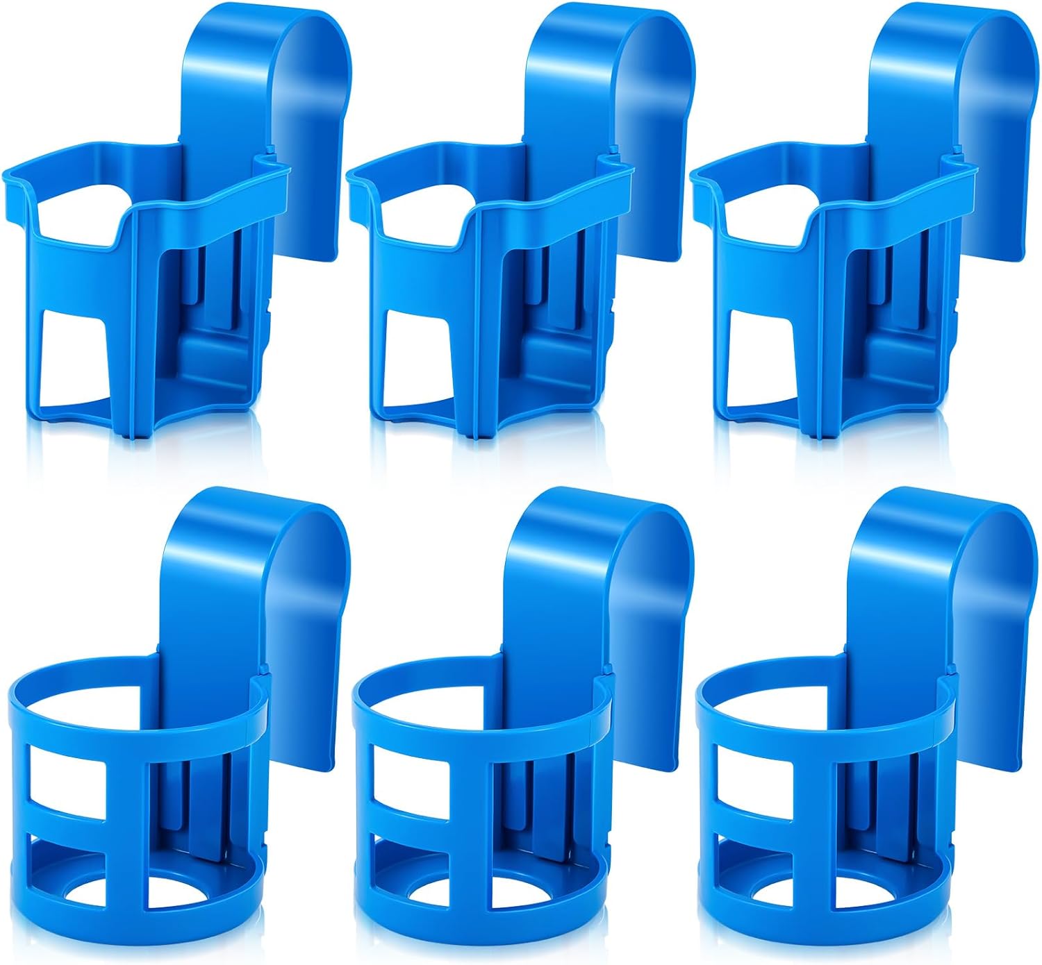 Tanlade 6 Pcs Above Ground Poolside Cup Holders Pool Drinks Clip on Cup Holder for