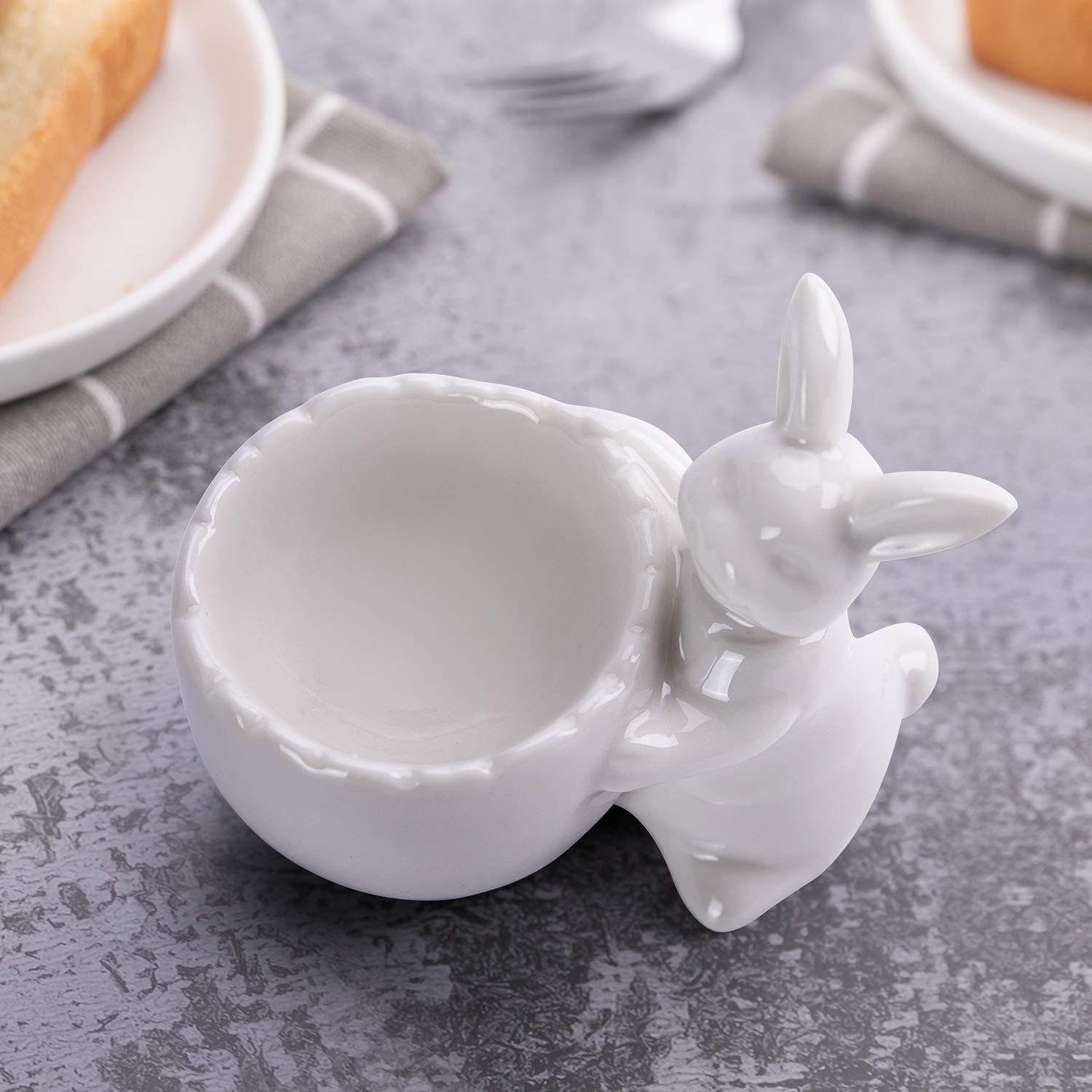 Acheter Support De Coquetier En Céramique Pour œufs à La Coque, Présentoir De Décoration De Cuisine