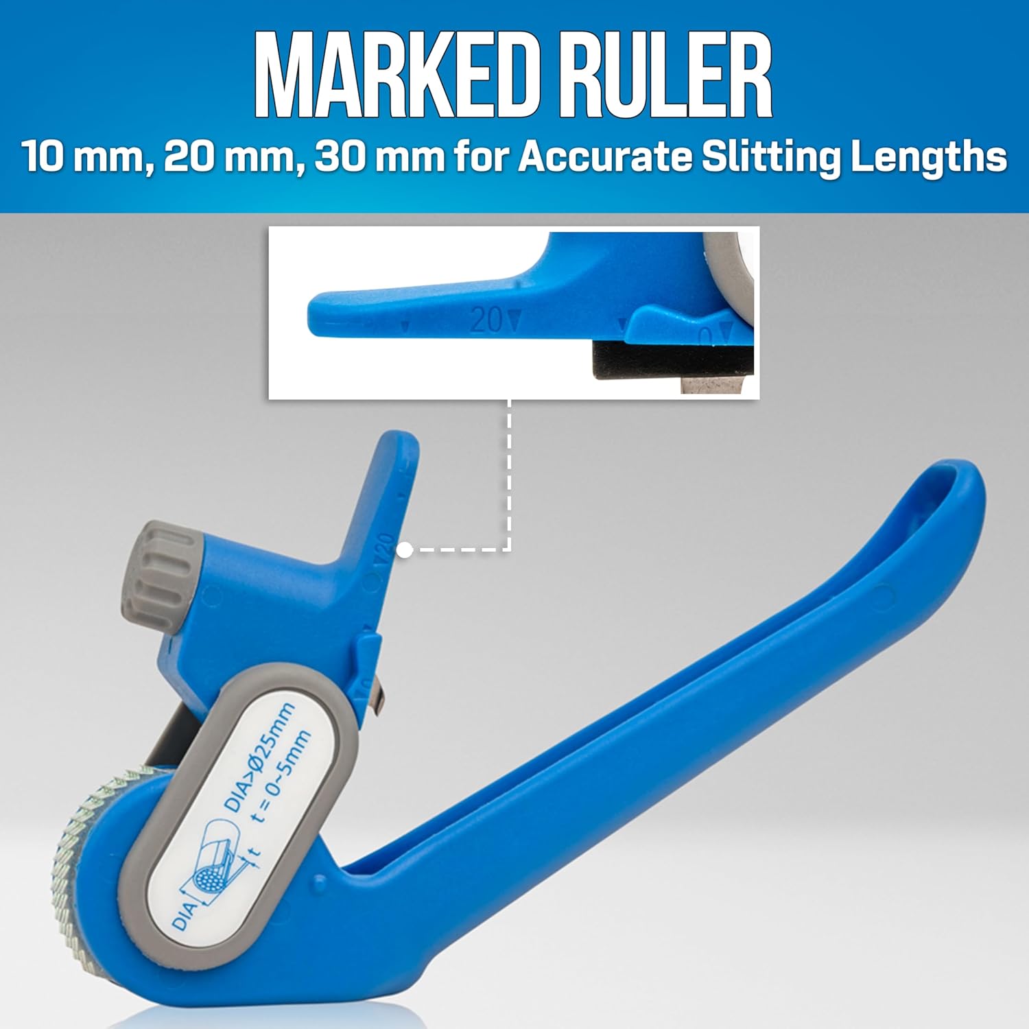 Jonard Tools RCS-30 Ratcheting Duct and Cable Slitter for Fiber Optic Ducts and Cables