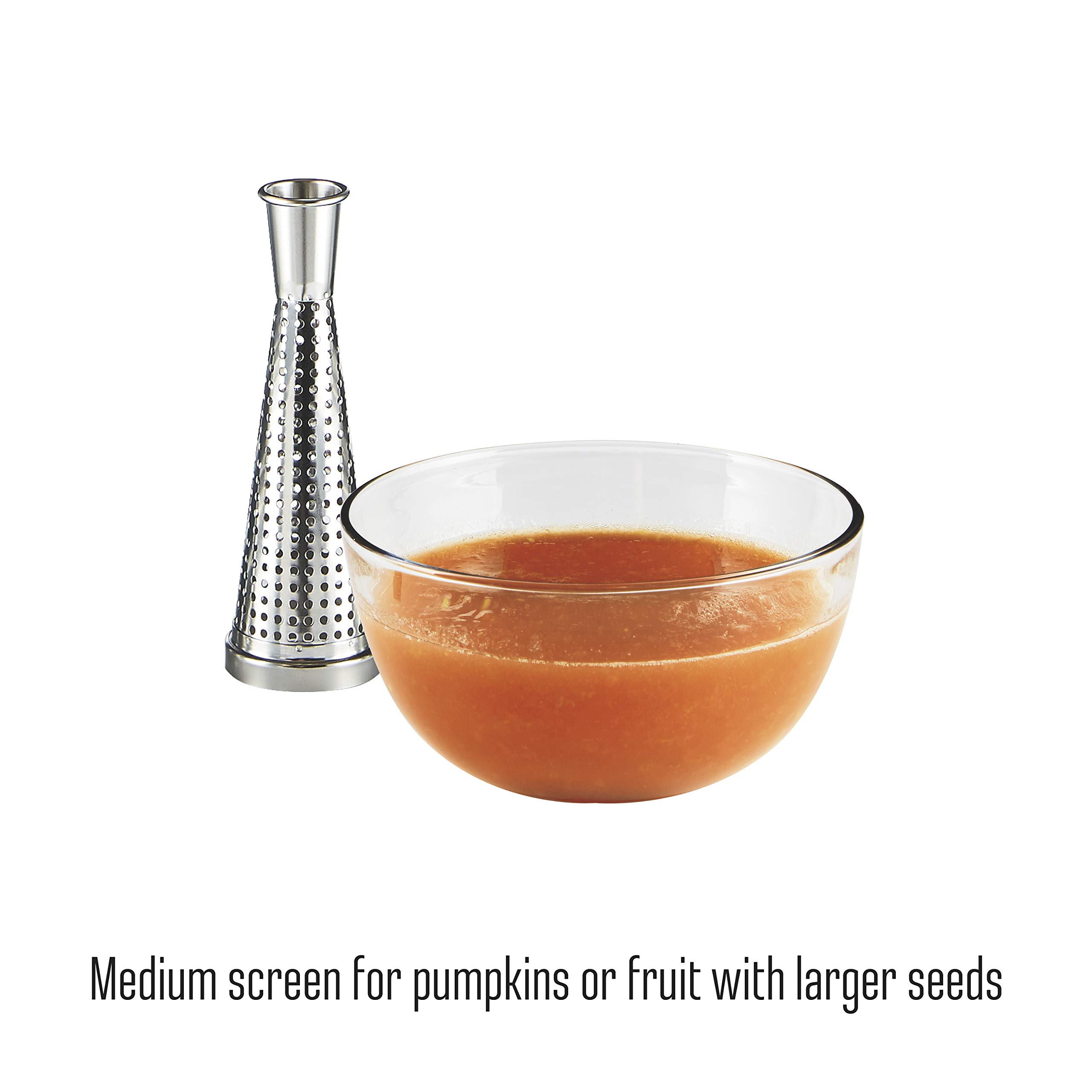 Weston Deluxe Electric Tomato Strainer, Food Mill, Sauce Maker for