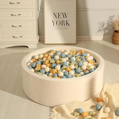 Miniatura 96 de TRENDPLAY Pelotas de bolas de estrella 50, 100, 200, 500, para niños pequeños, formas de pelotas para niños y niñas, diversión, fiesta de Rosa