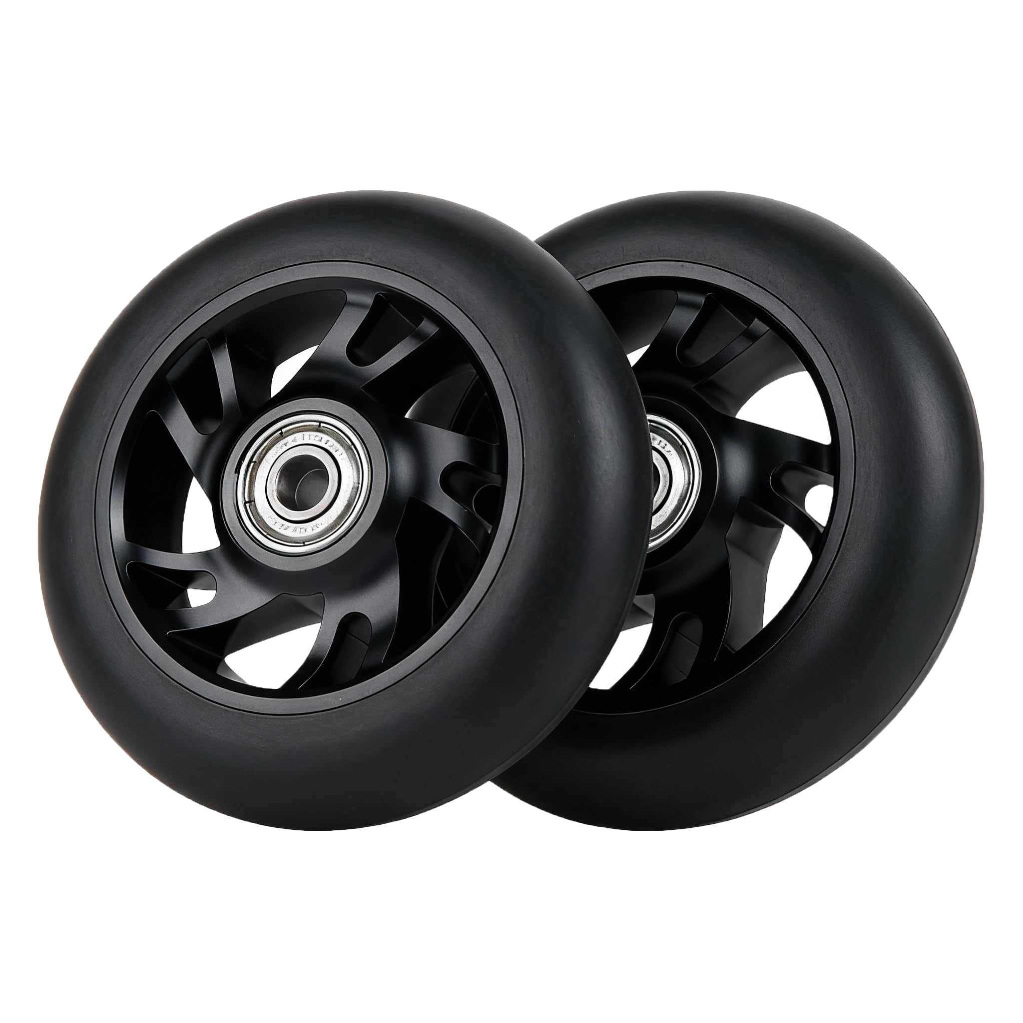Jeu De 2 Roues De Trottinette Pro Fleymu 100 Mm – Noyau Alu, PU 88A, Roulements ABEC-9, Pour Stunts Et Freestyle