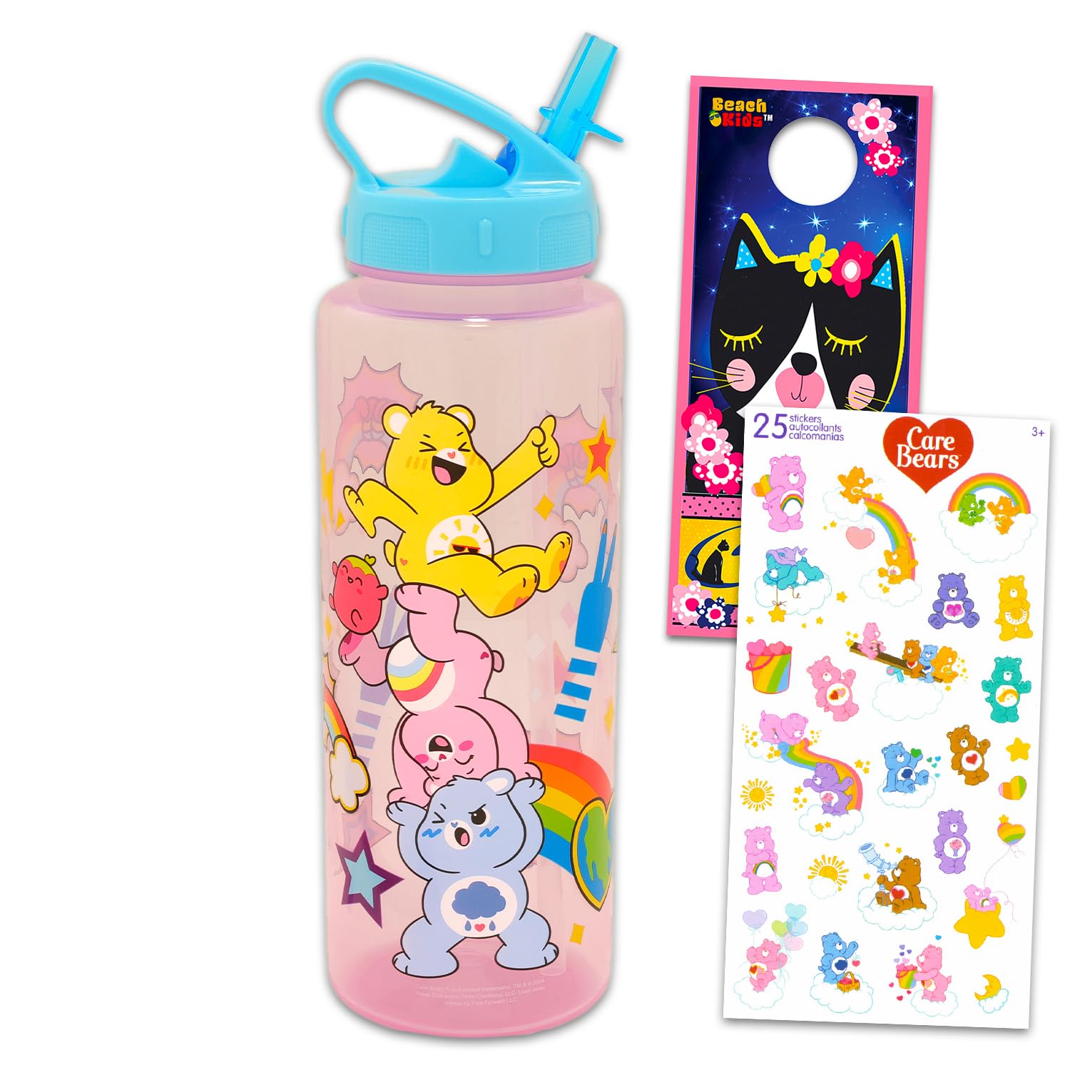 Care Bears bouteille d'eau enfant pour partager des moments de joie à l'école et à la maison