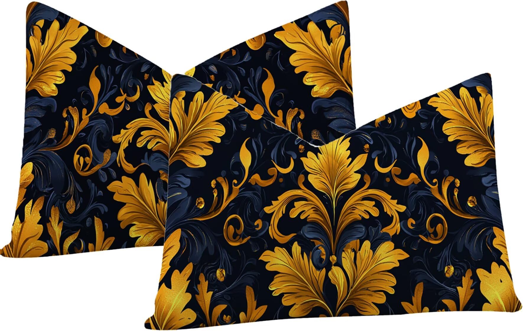 Housse de coussin en velours noir pour un salon chaleureux et canapé confortable