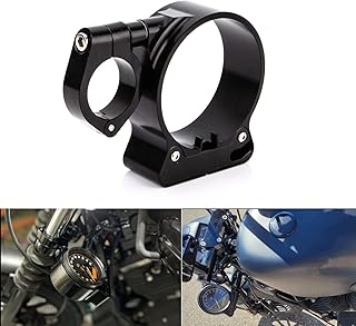 PLSUS Motorcycle Side Mount Speedometer Relocation Bracket For Harley Sportster XL 883 1200 Black