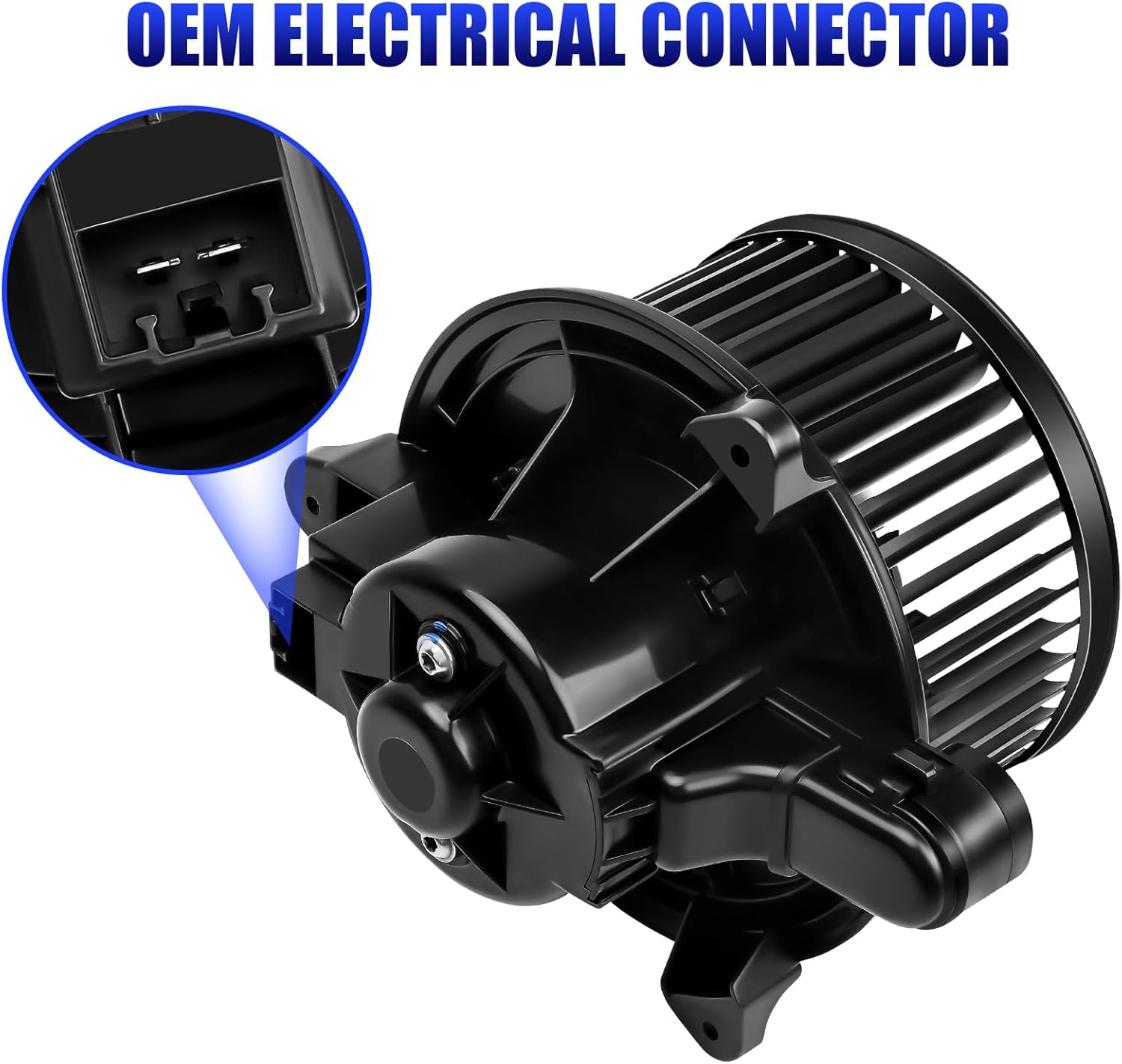 Front AC Blower Motor with Fan Fits for 2015 2016 2017 2018 2019 2020 2021 2022 2023 Ford Transit 150 250 350 HVAC Heater Blower Motor Transit Van Replaces# BK2Z19805B 75051 2311934