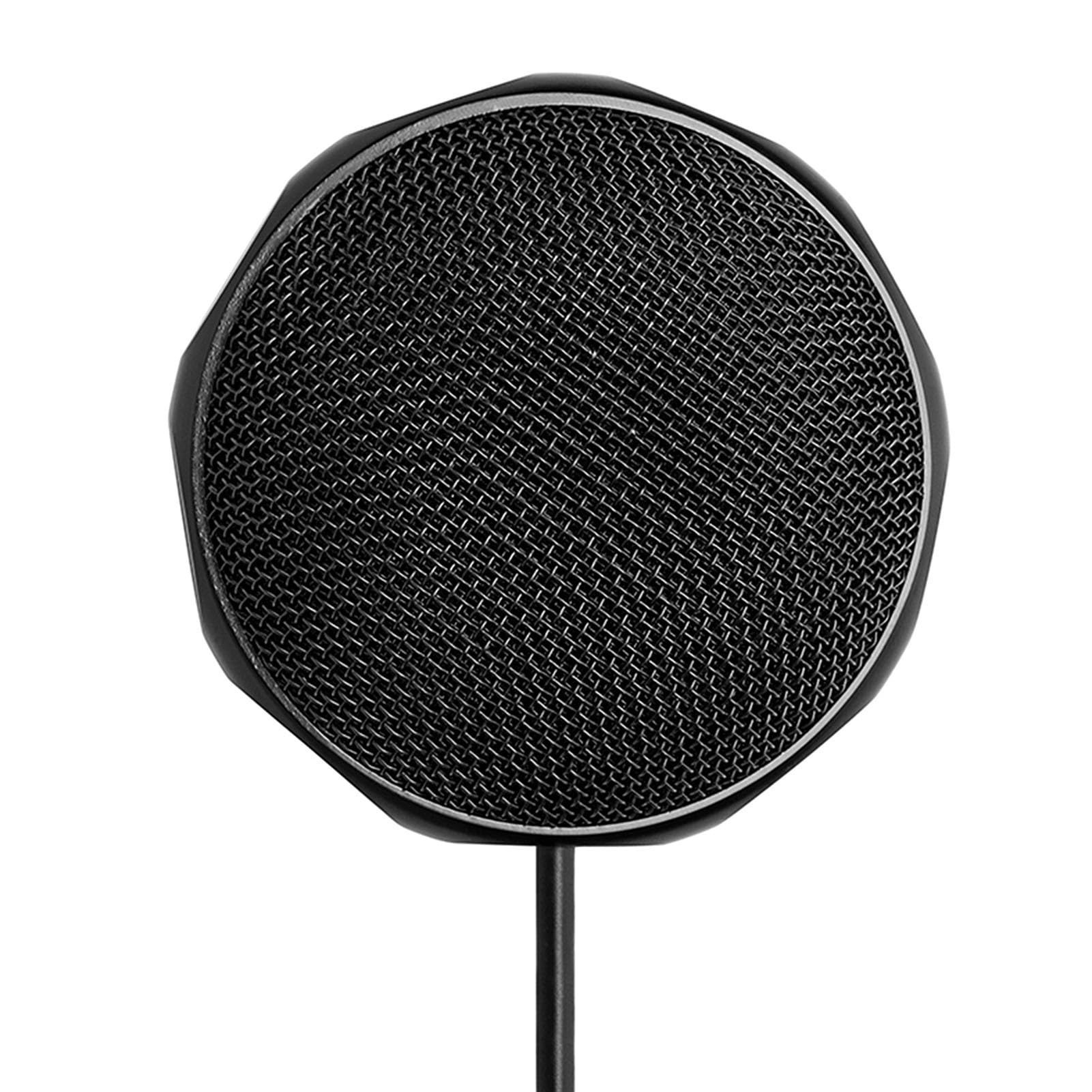 UPALDHOU USB Condenser Microphone Mini Wired Clear Sound Meeting Mic for PC Laptop, USB Stereo Plug Professional Mic for Online ChatRecordingGames, MetalSilver/1 Piece, ChattingRecording