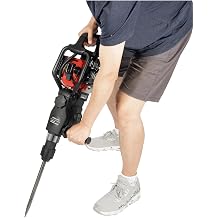 Demolition Jack Hammer, Concrete Drill Breaker Kit with 3 Drills, Petrol Demolition Hammer for Concrete Blocks, Brick, Rock, Road Maintenance