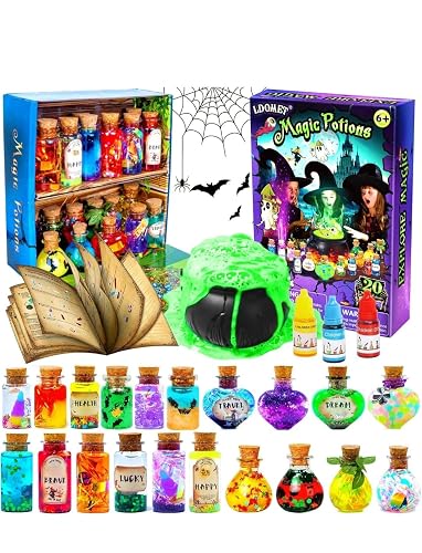 Kit De Pociones Mágicas Para Niños – Juego De Manualidades Con Frascos – Actividad Educativa Creativa Para Halloween Y Cumpleaños