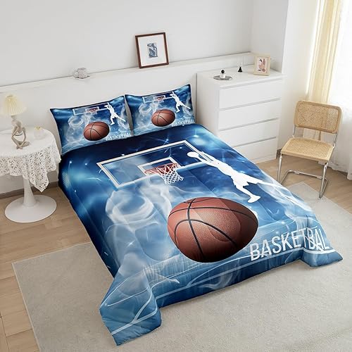 Miniatura 9 de Juego de edredón de unicornio para niñas, tamaño individual, juego de ropa de cama con diseño de arcoíris, bonito edredón de plumón con purpurina de