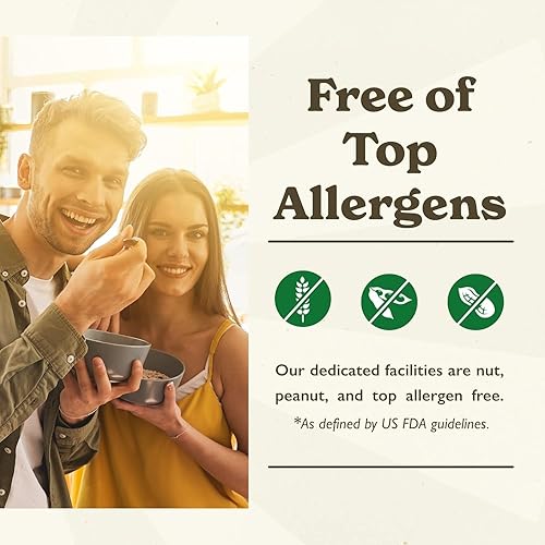 Miniatura 10 de GF Harvest Harina de avena orgánica de grano entero sin gluten bolsa de 32 onzas paquete de 2