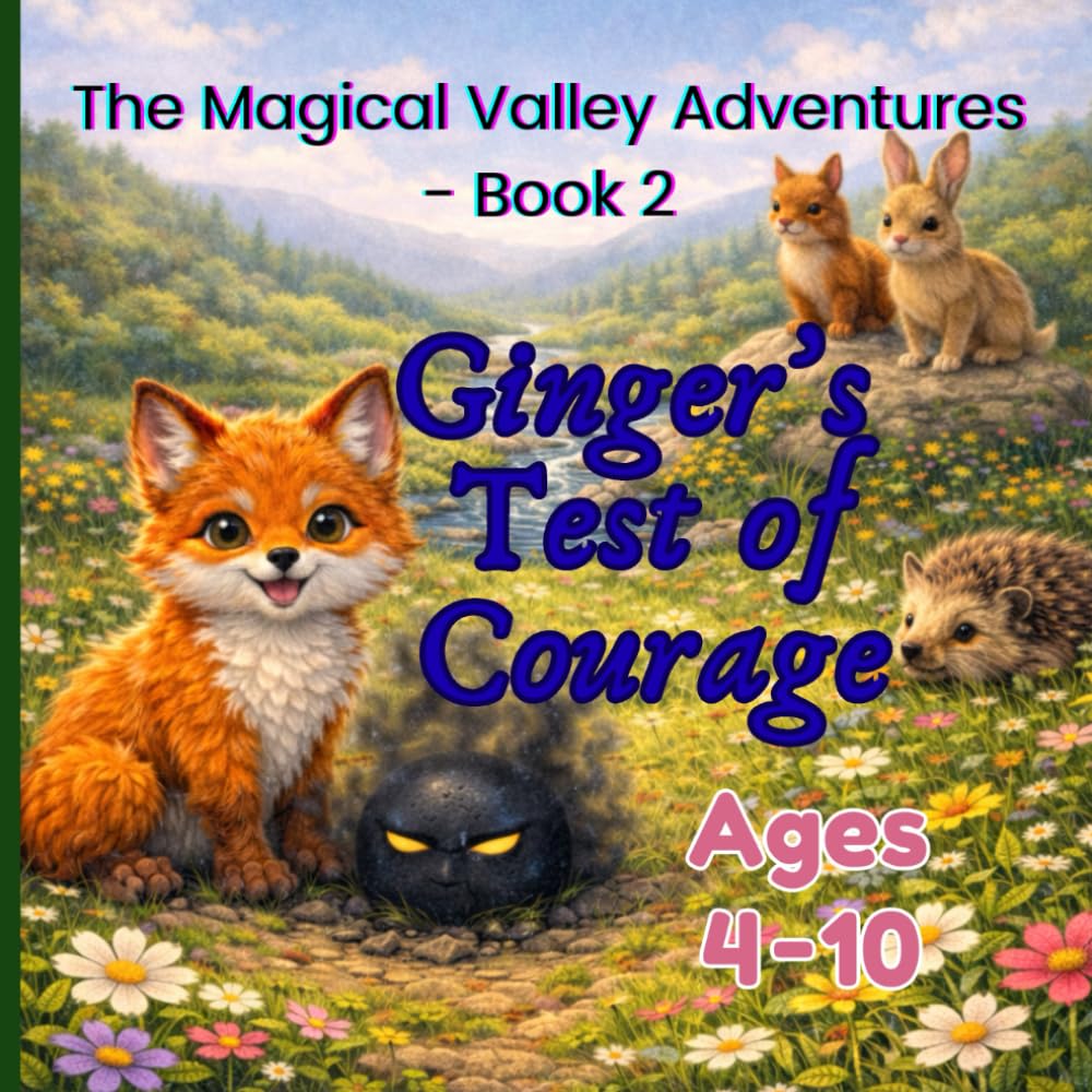 The Magical Valley Adventures- Book 2: Ginger's Test of Courage: A Gentle Story About Fear, Friendship, and Bravery