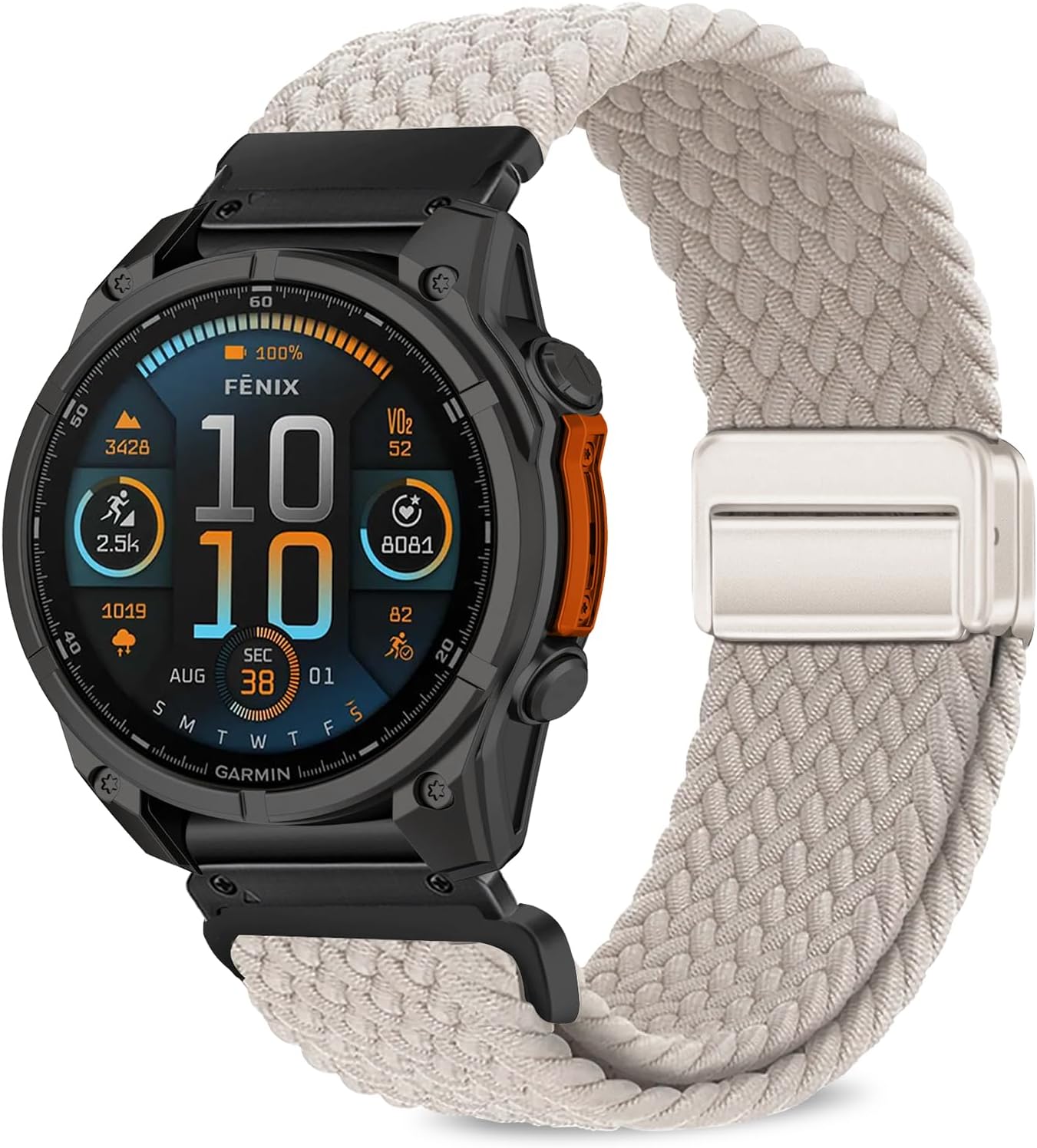 Correa trenzada magnética Quickfit 26mm para reloj miniatura 1