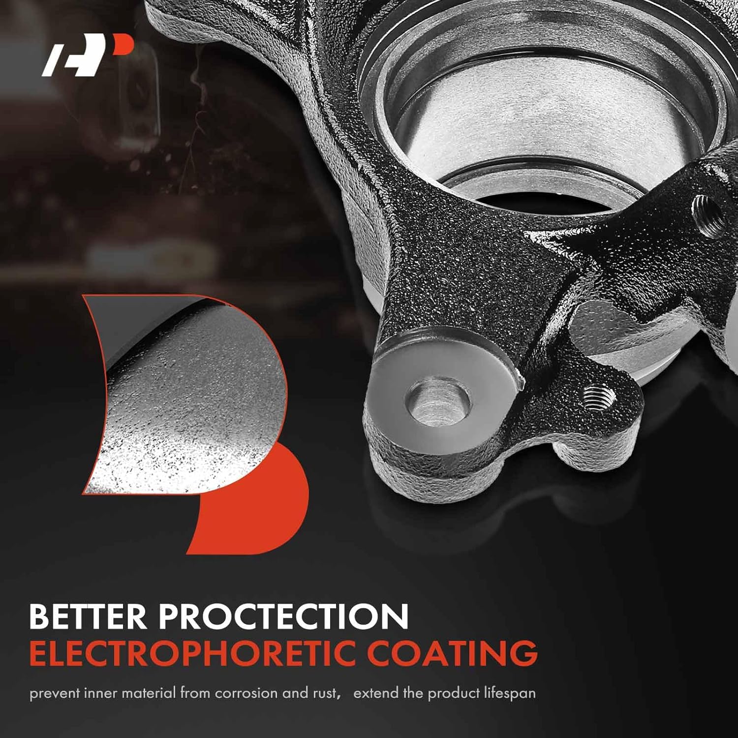 A-Premium Front Suspension Steering Knuckle Compatible with Subaru Forester 1998-2000, Impreza 1993-1997, Legacy 1990-1997 1999, Left Driver Side