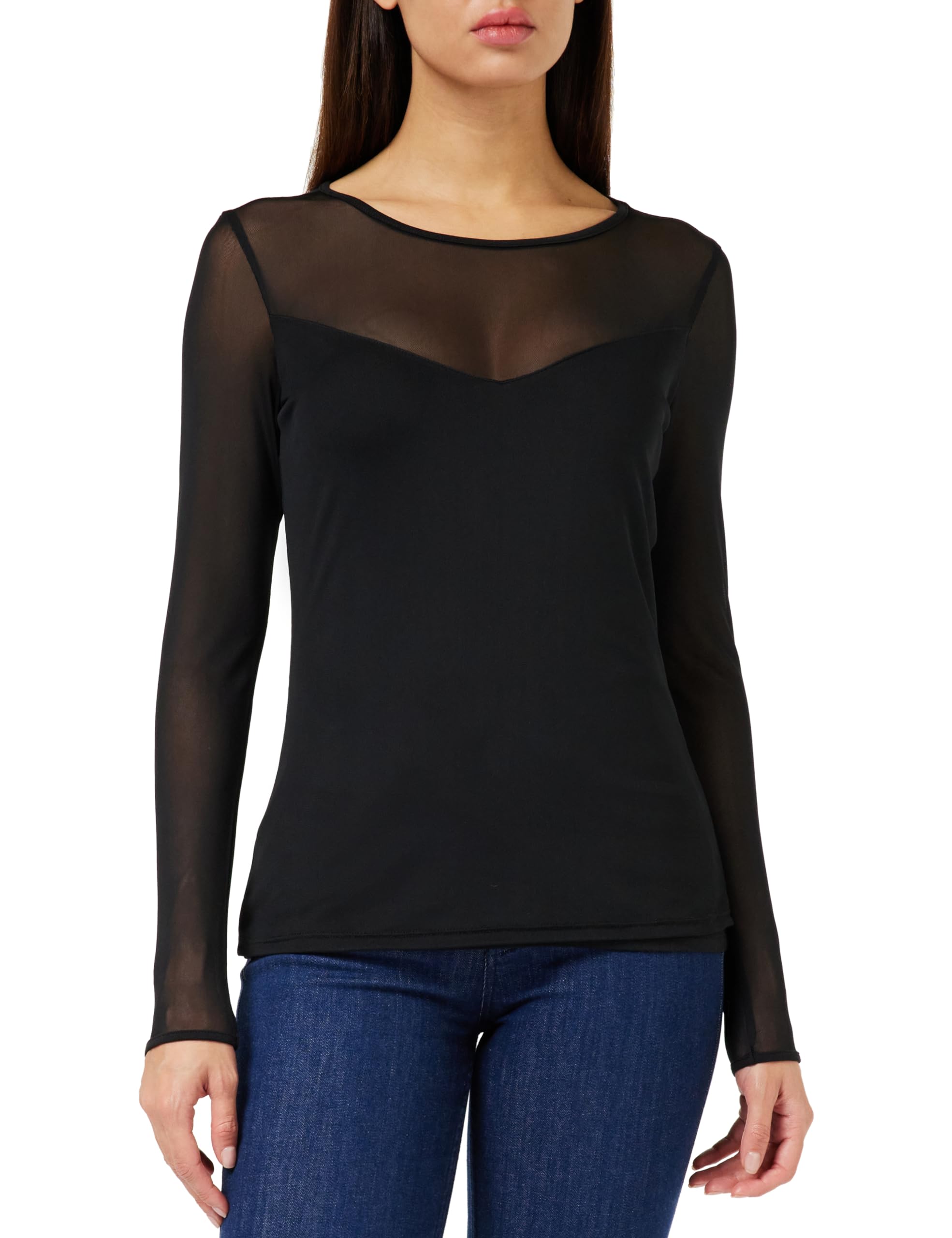Comma Damen 2137912 Bluse