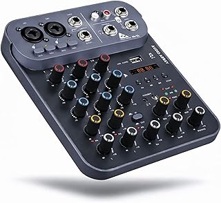 Audio Array AI-13 2026 Edition 4-Channel Hybrid USB Summing Mixer 4 Analog+2 Digital, 48kHz/16-Bit, 2XLR Mic Inputs,TRS St...