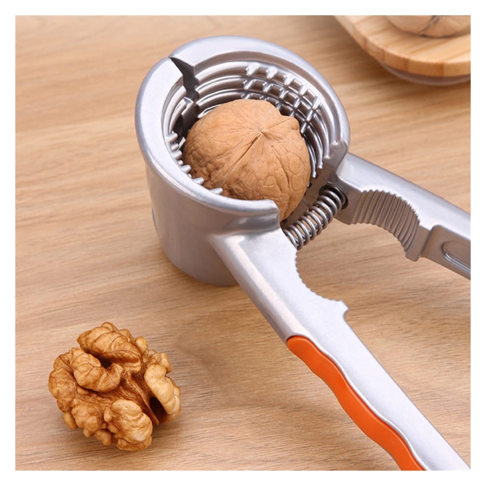 Clip Schiaccianoci, Schiaccianoci Home GADGET DI GADGET DI GADGET Frutta Strumenti di verdure di frutta Castagno Clip dado Cracker Apriscatole Apri achè Pinze Noce Metallo Cuttella taglierina Apri Fru