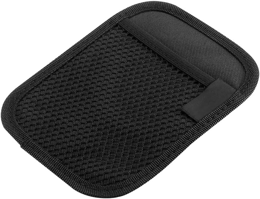 Vvciic Car Storage Bag Pocket Leather Net Bag Mesh Storage Car Organizer Auto Interior Accessories (4.7 * 6.5")